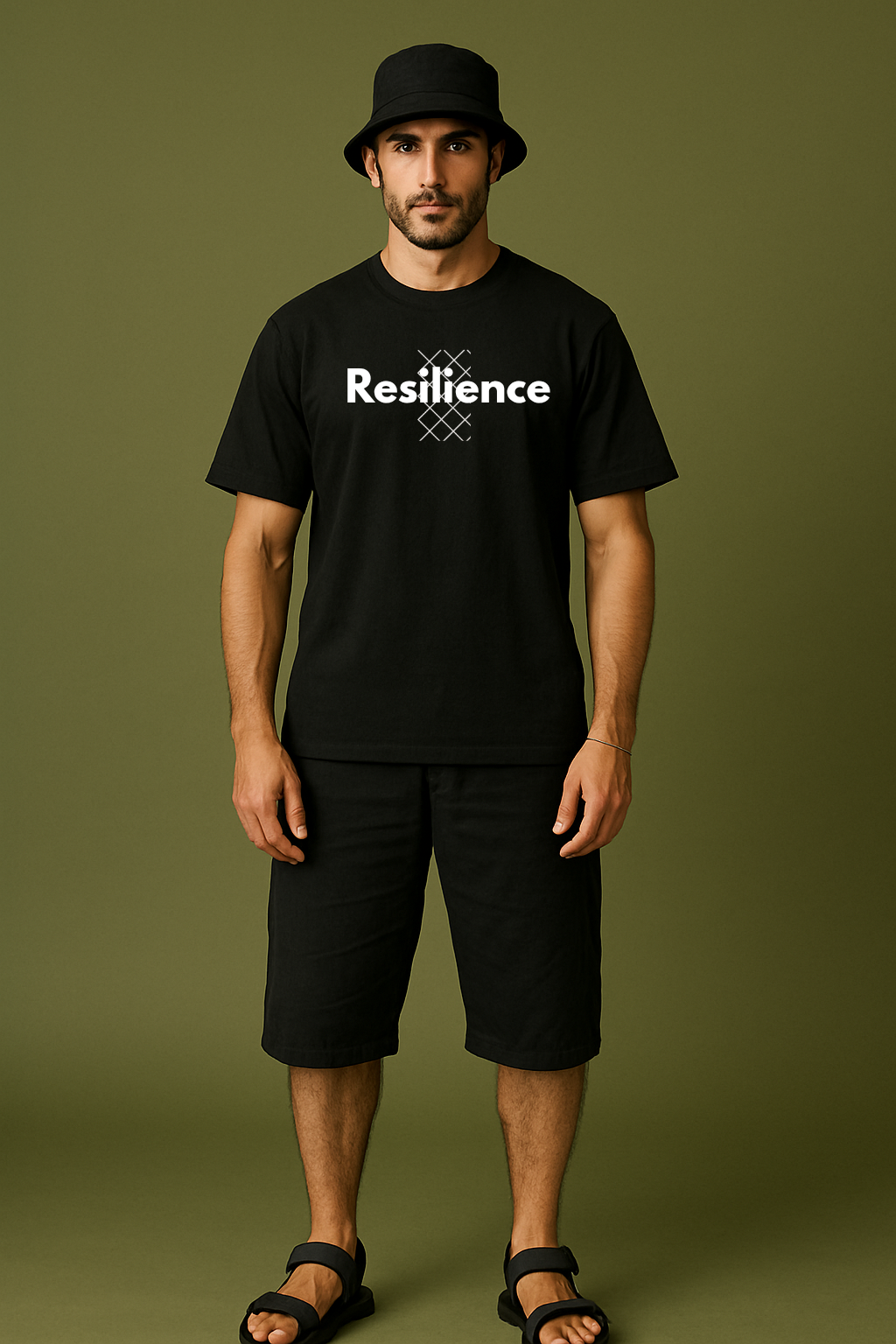 Palestine Resilience Graphic Tee - Oversized