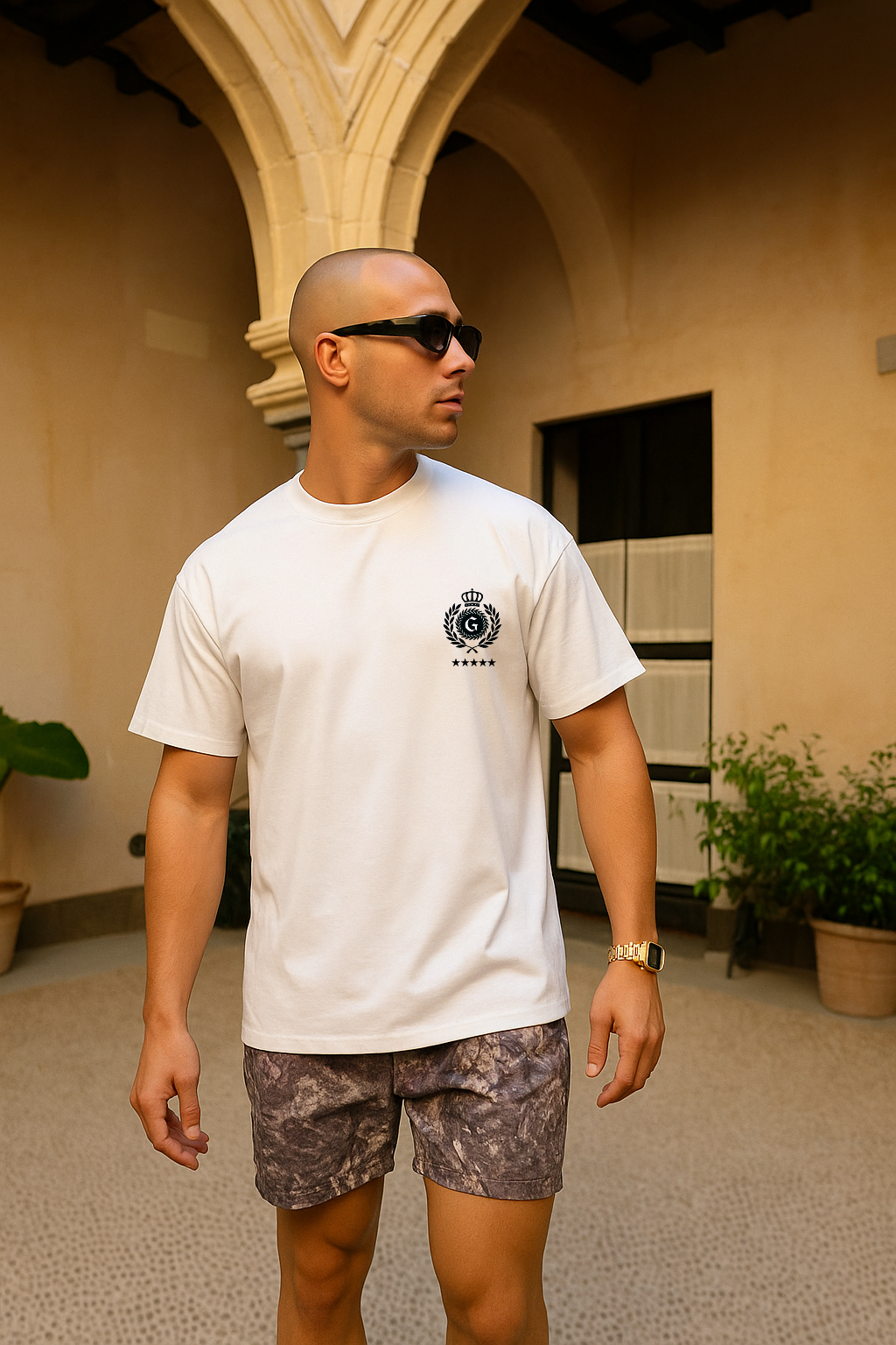 Chateau Graphic Tee - White