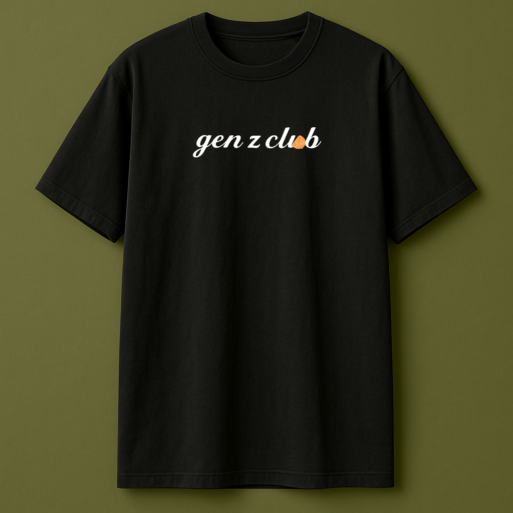 Gen Z Club Graphic Tee - Oversized