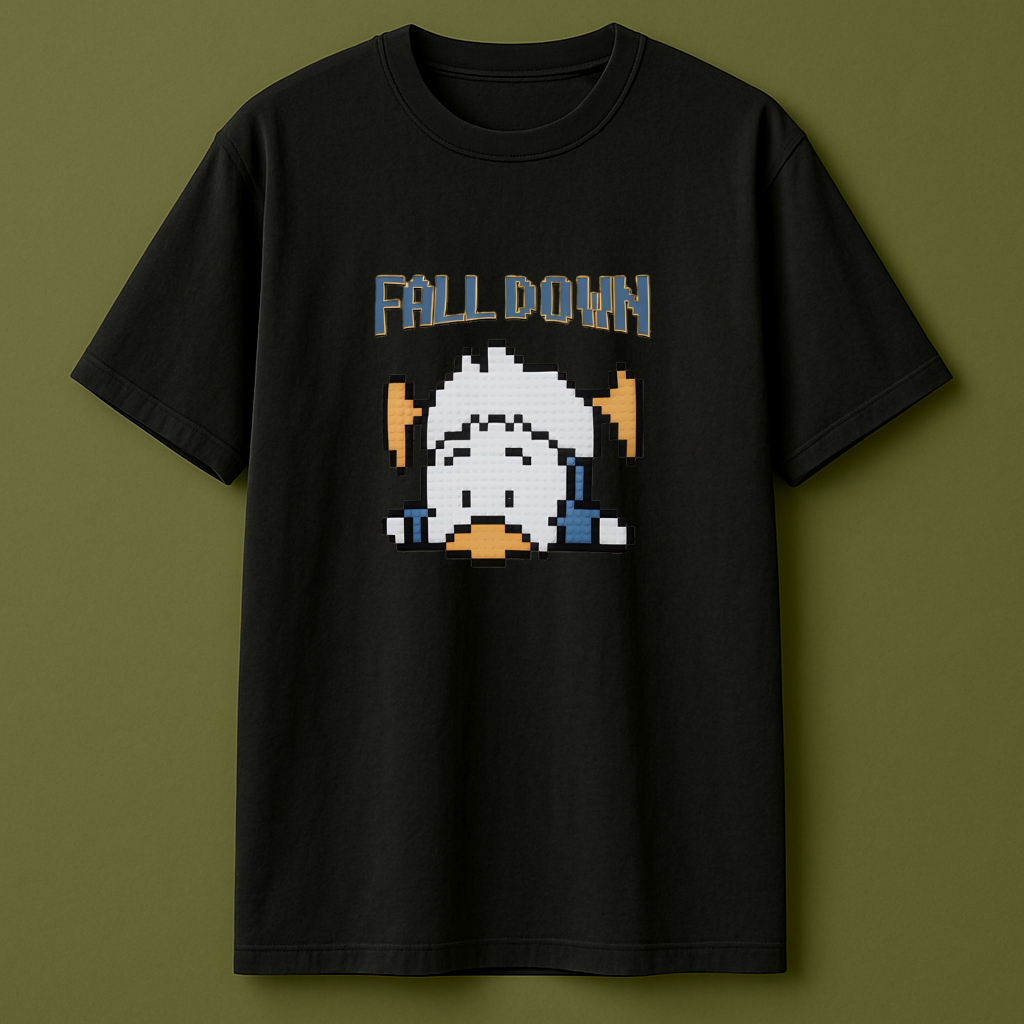 Fall down Graphic Tee - Oversized