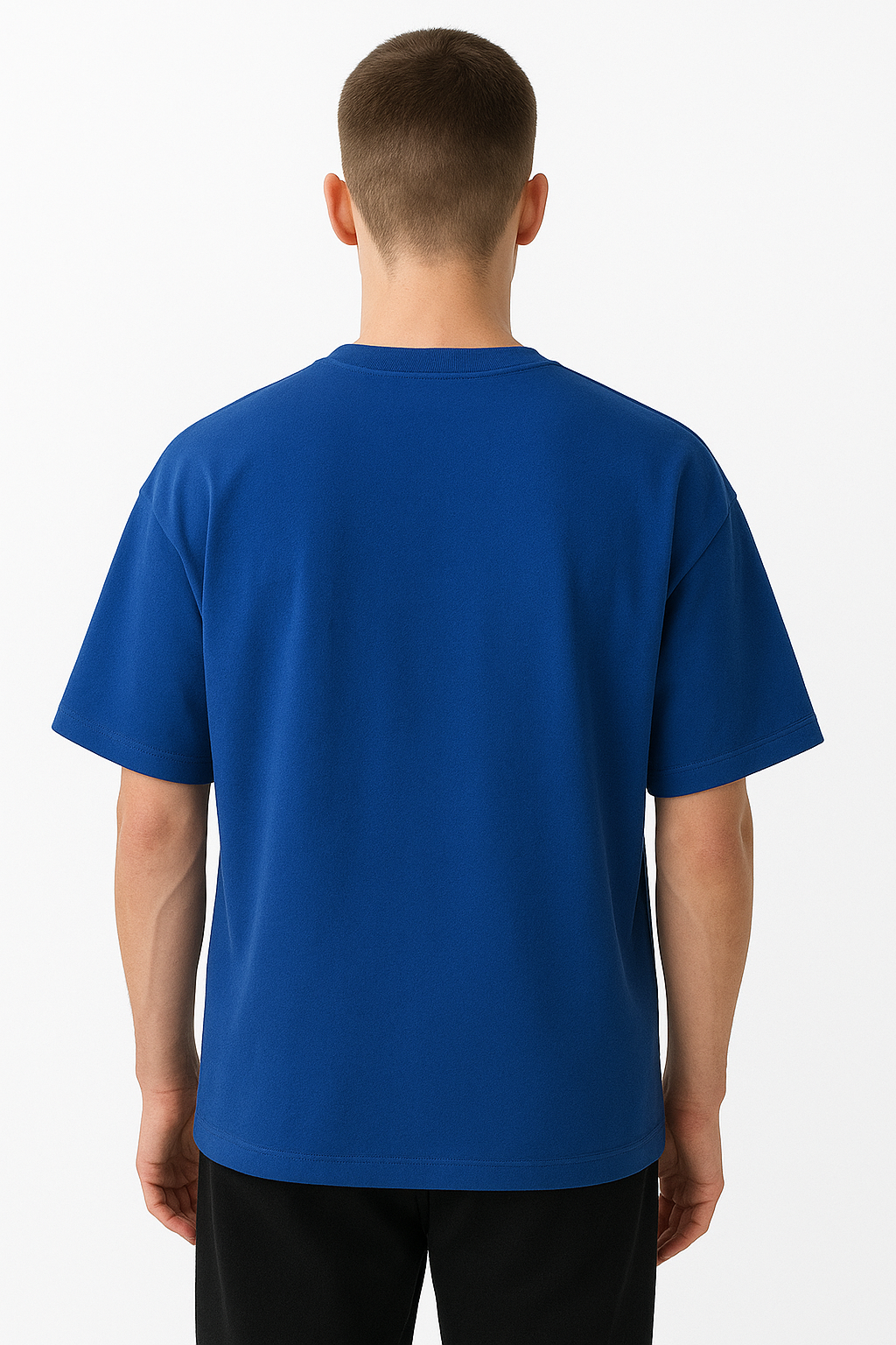 Royal blue Relax fit Cotton T-shirt