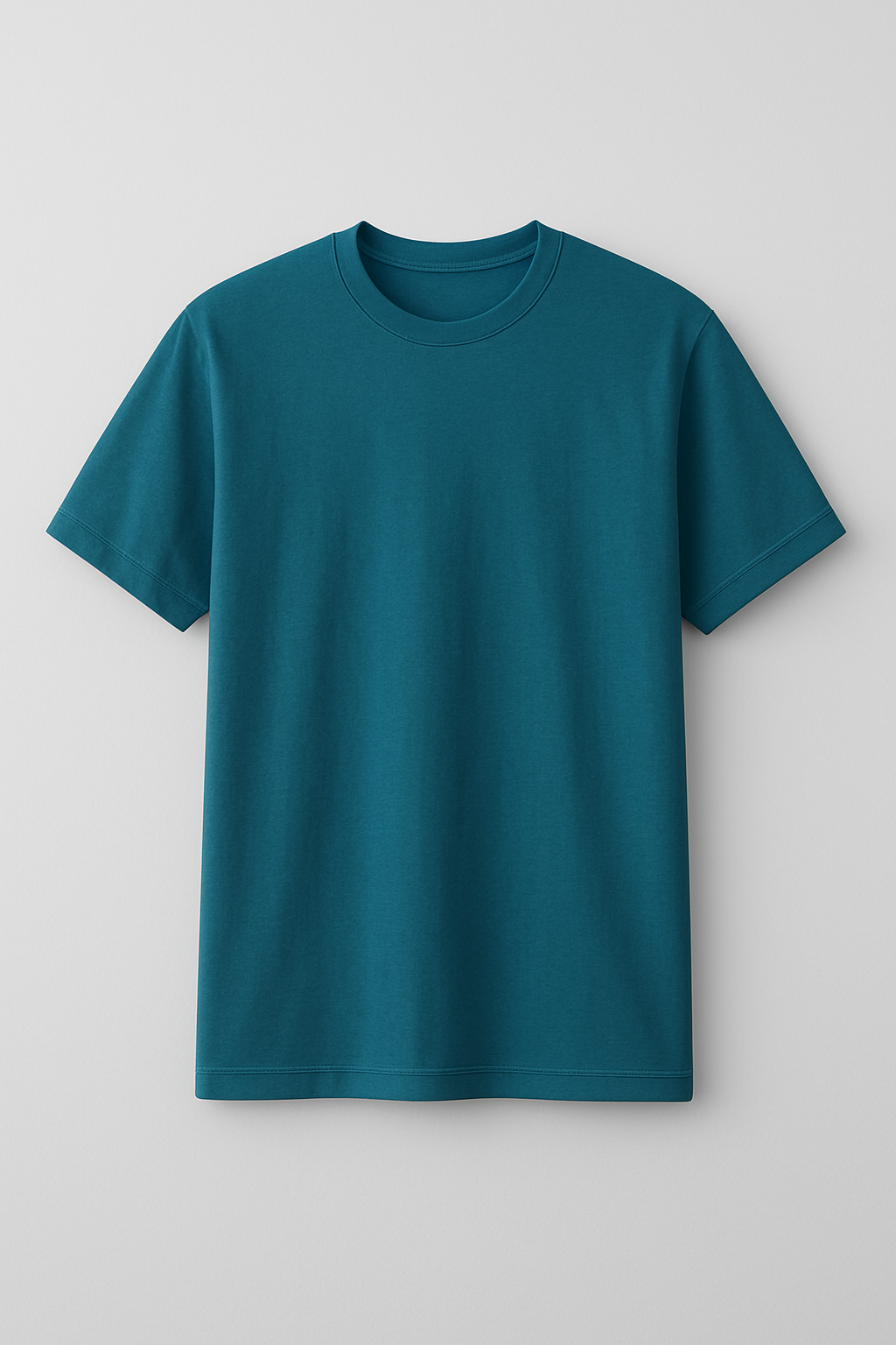 Petroleum blue Regular fit Cotton blend T-Shirt