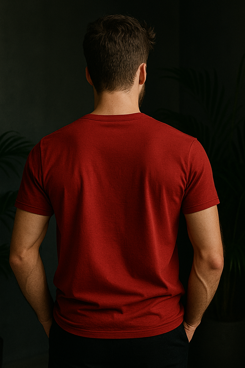 Red Regular fit Cotton T-Shirt