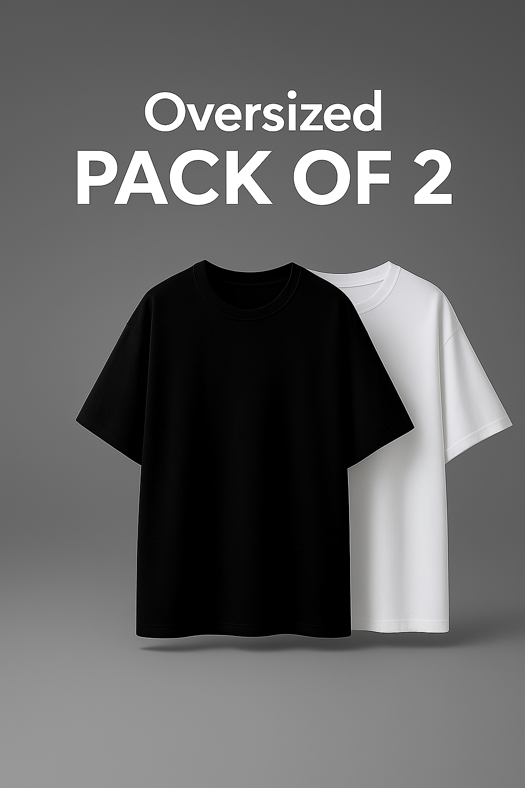 Pack of 2 Drop Shoulder Tees