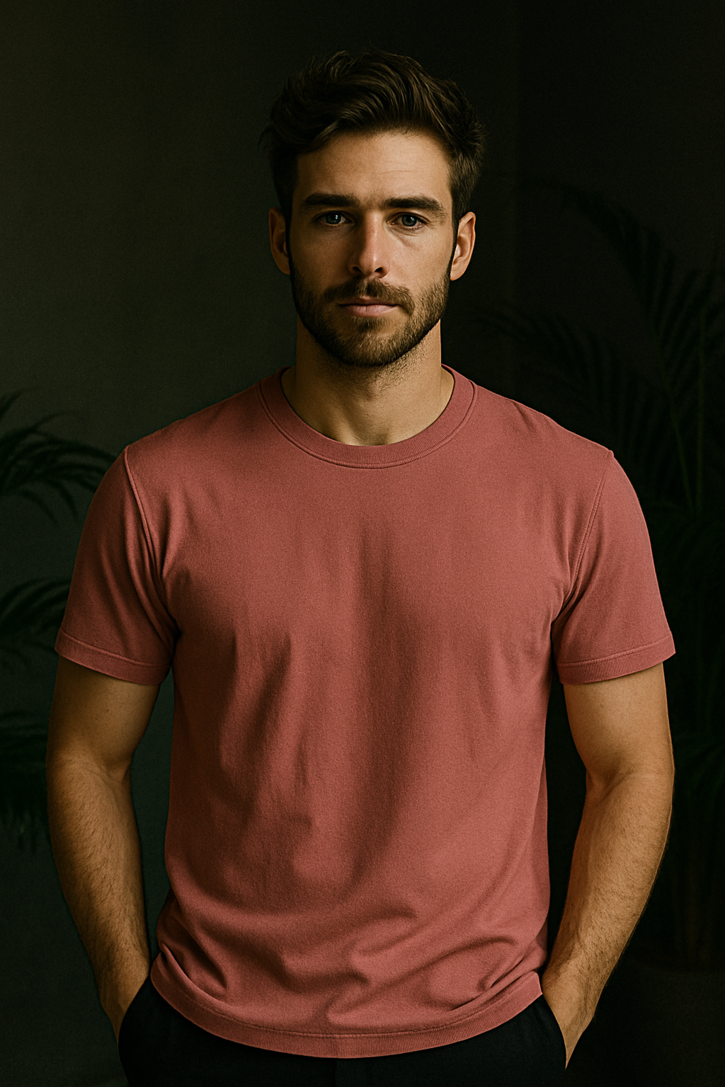 Rose gold Regular fit Cotton T-Shirt
